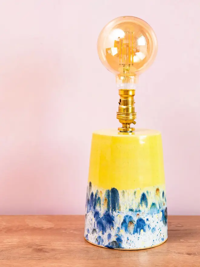 Shoreline Small Table Lamp in yellow