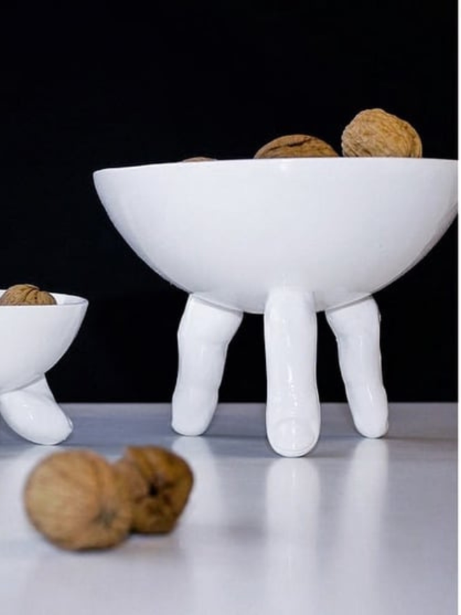 Fingers bowl. Halloween decor.