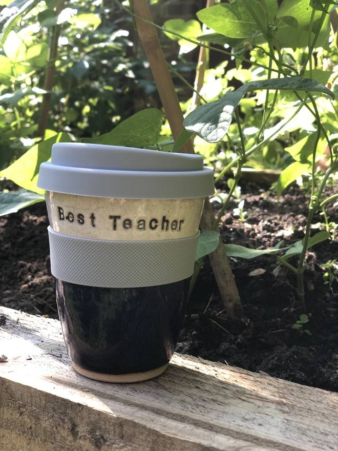 best teacher ceramic travel mug