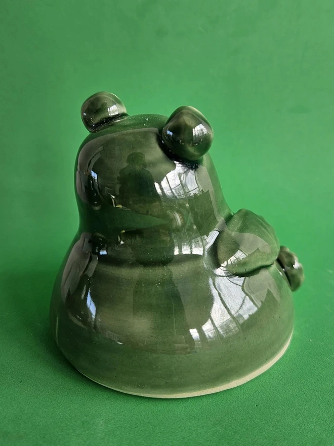 Frog Ceramic Sculpture 