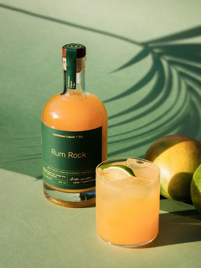 premixed Rum Rock cocktail