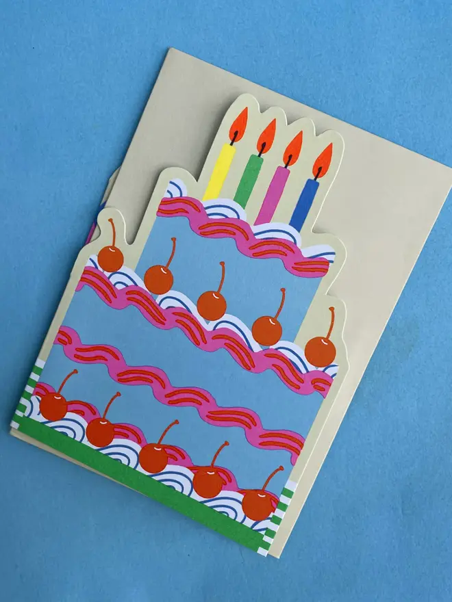 Cake And Jelly Concertina Card