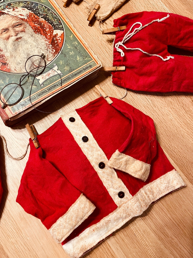 Santa's washing line