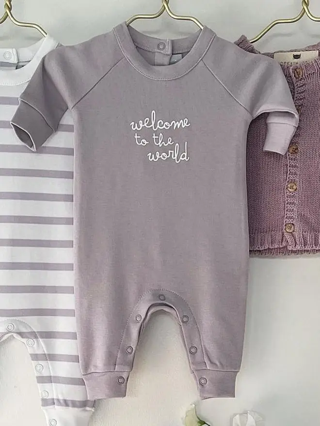 welcome to the world baby onesie