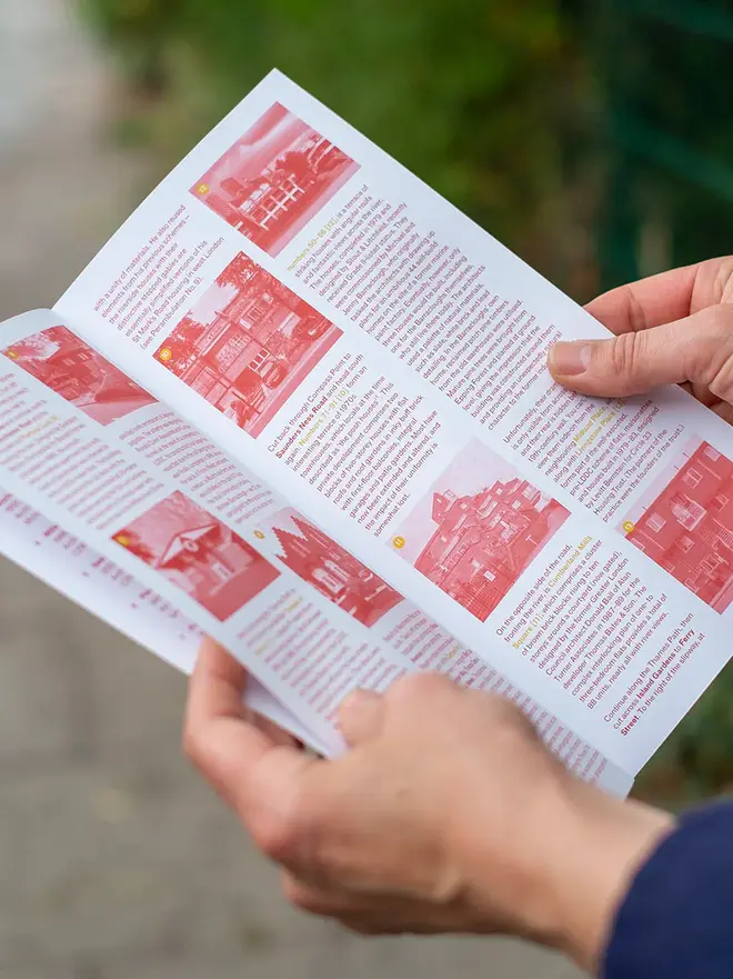 isle of dogs london walking guide. a walking map of east london.