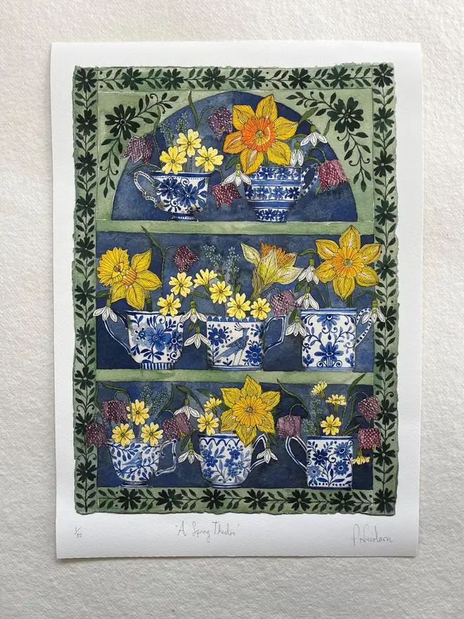 'A Spring Theatre' A3 Giclee Art Print