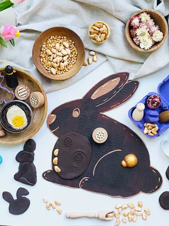 creme egg Easter play dough 