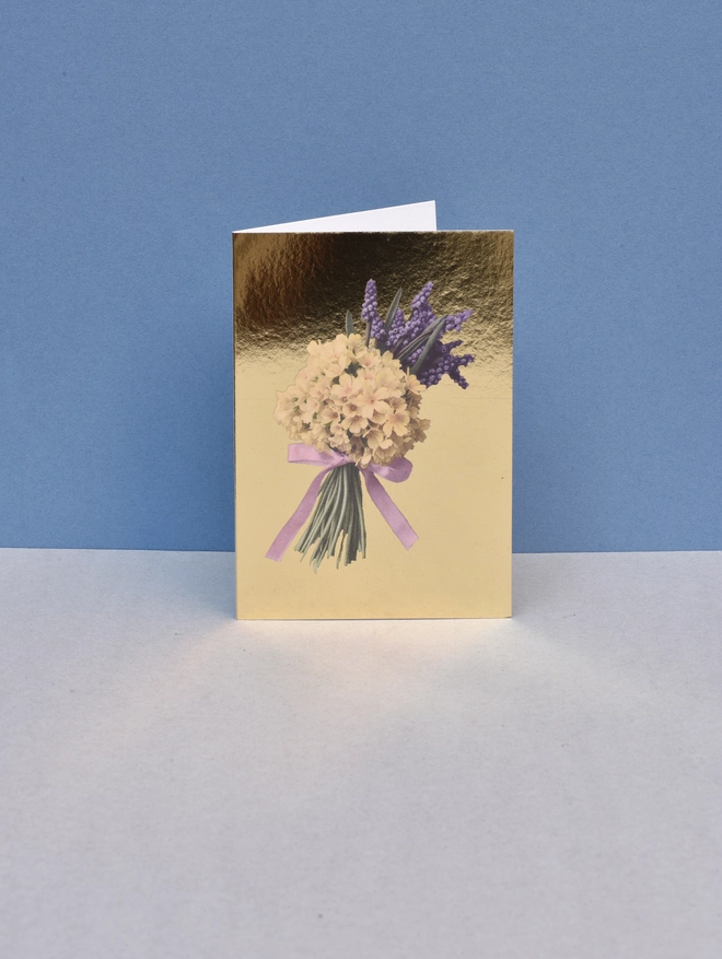 bouquet card