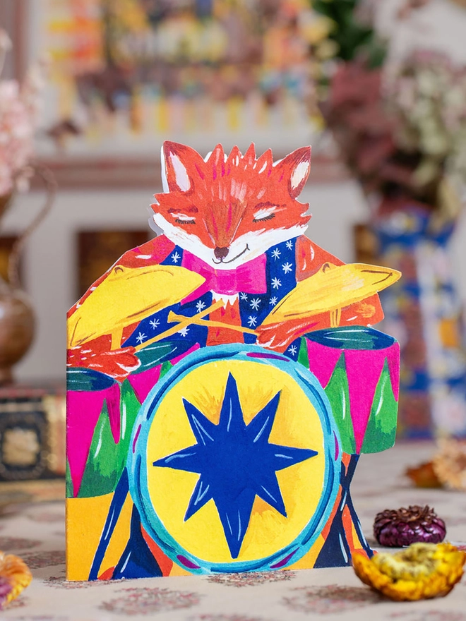 FOX BIRTHDAY CARD 