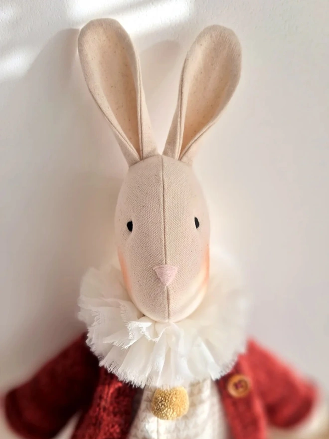 Gerald Bunny Handmade Stuffed Rabbit
