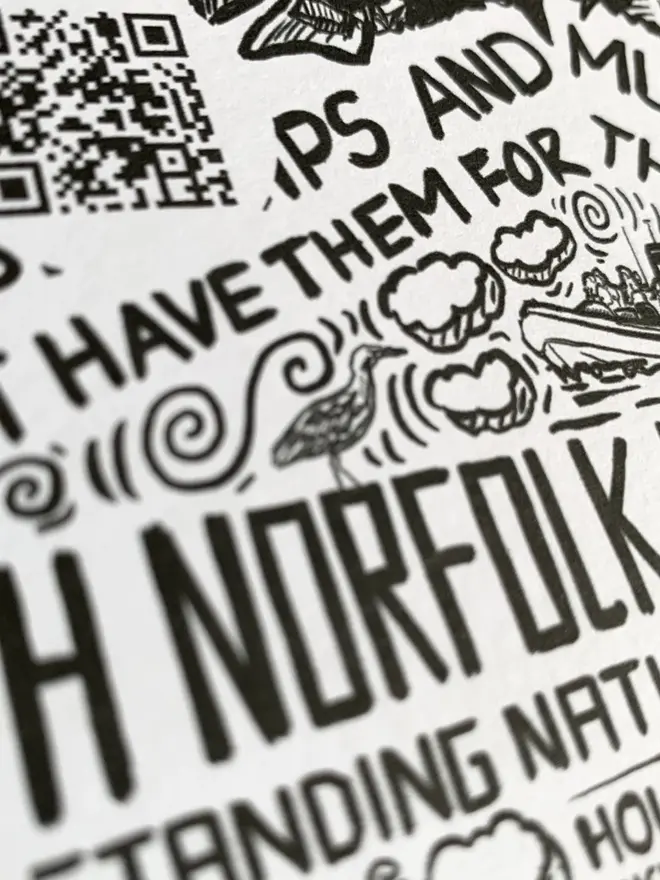Norfolk greetings card