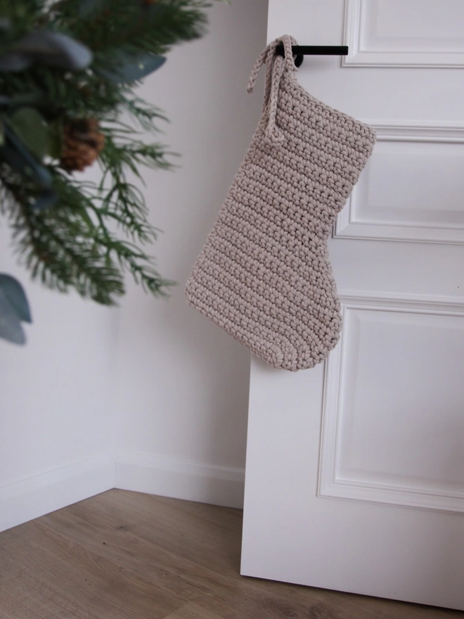 hand crocheted christmas stocking 2