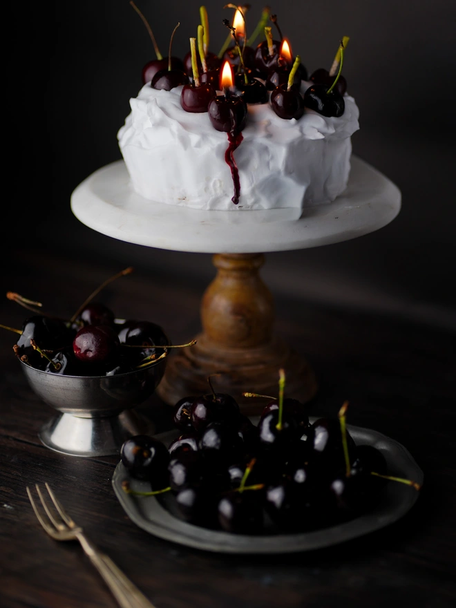 Cherry Cake Candles