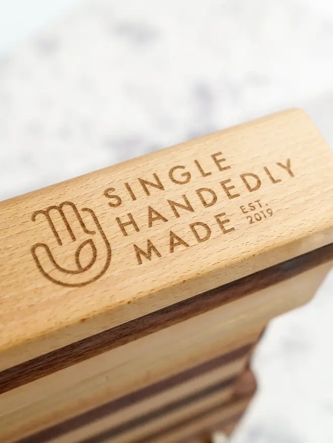 Large Chopping Board, on a marble surface. 