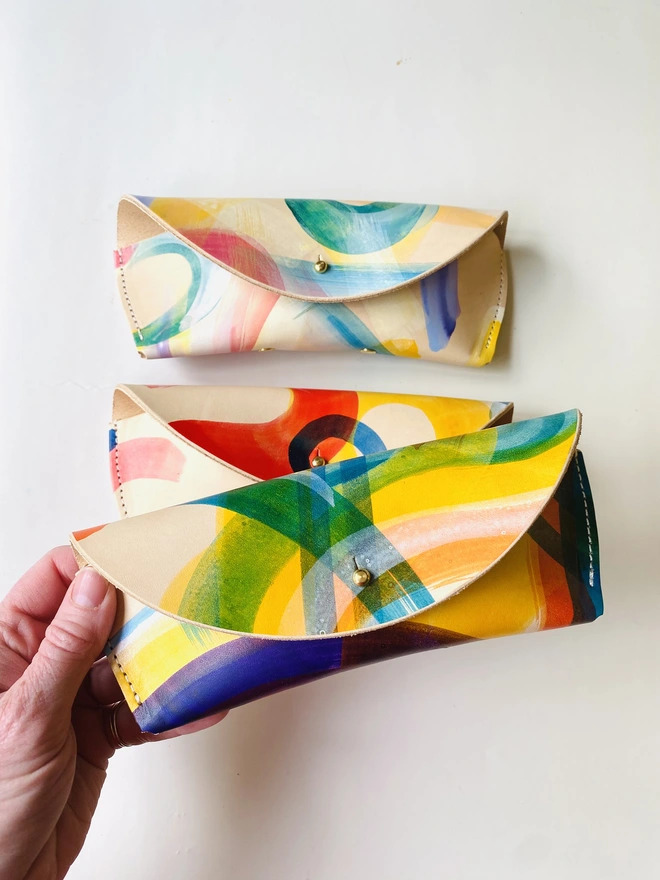 colourful sunglasses case 