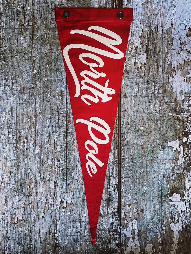 North Pole Pennant Flag