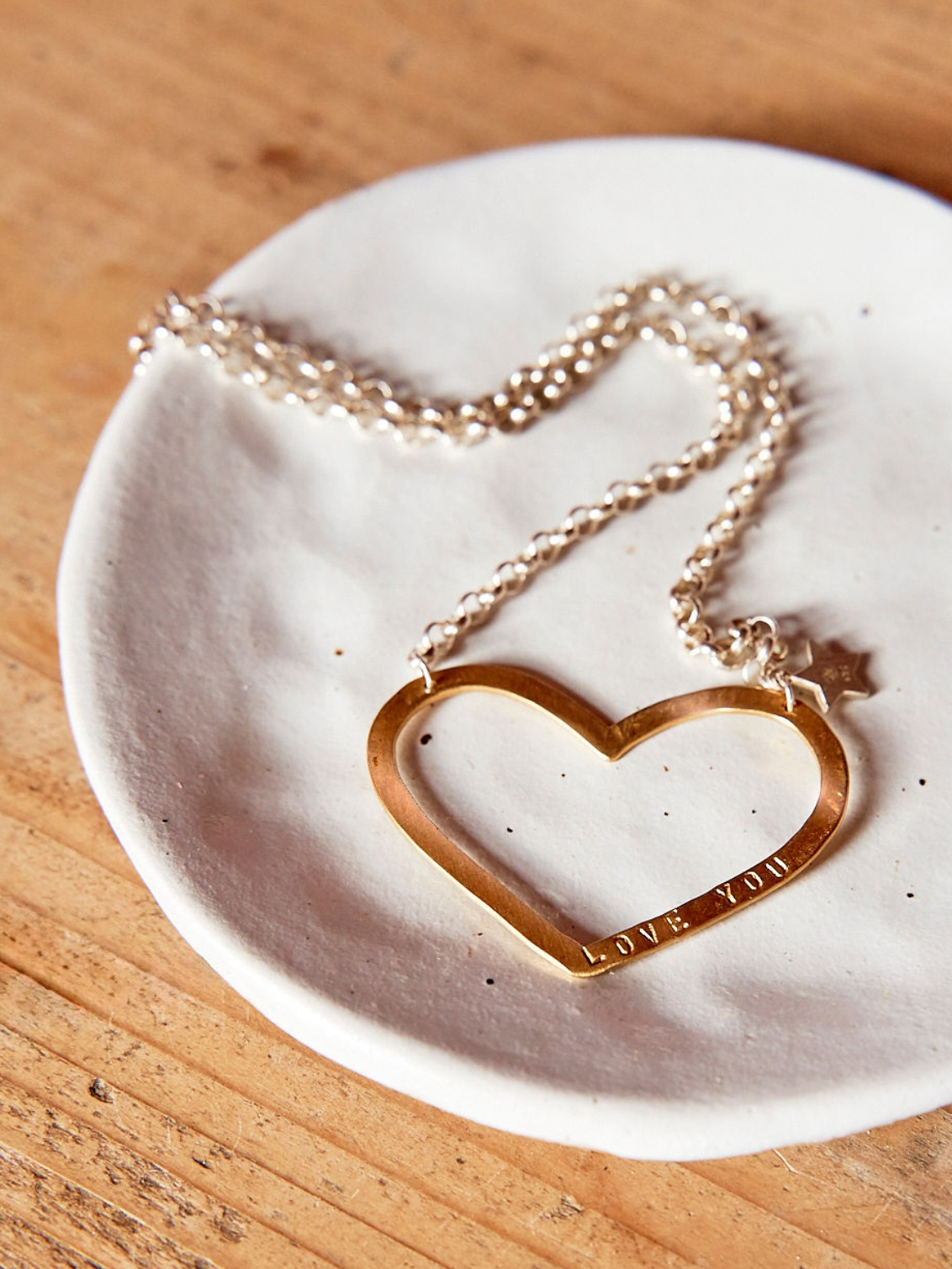 Personalised mega love necklace