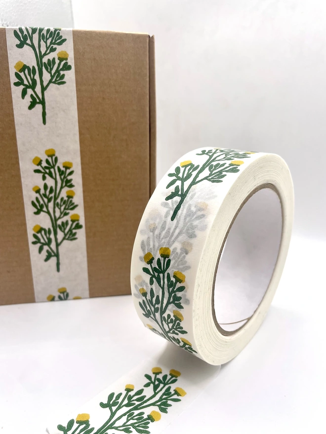 Yellow Wildflower Paper Tape