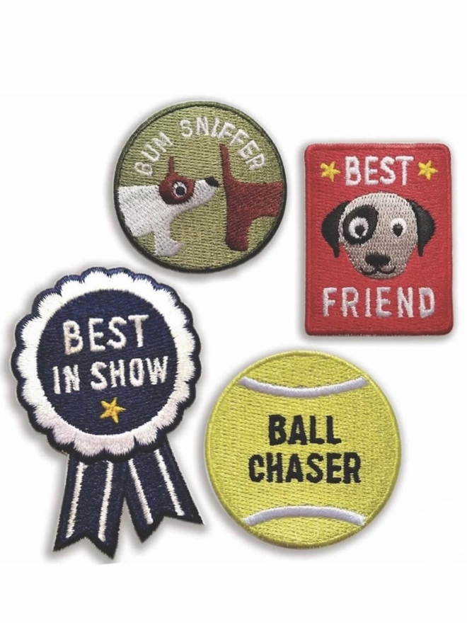 Pet Dog Patch Collection Embroidered Merit Patch Mims & Family