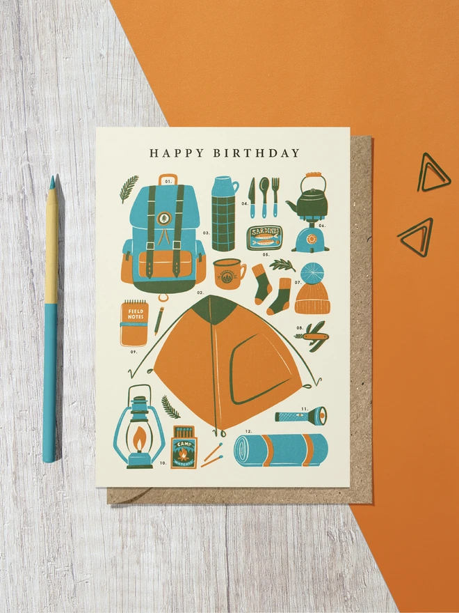 Camping card