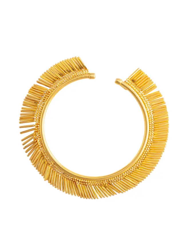 Gold Tassel Bangle