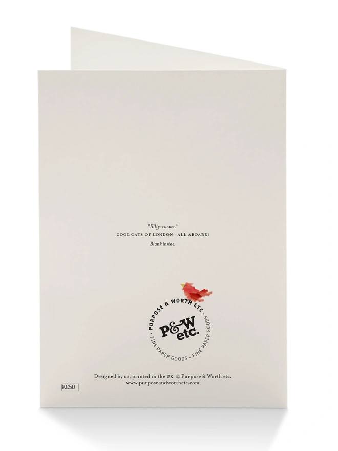 Cat Card Back