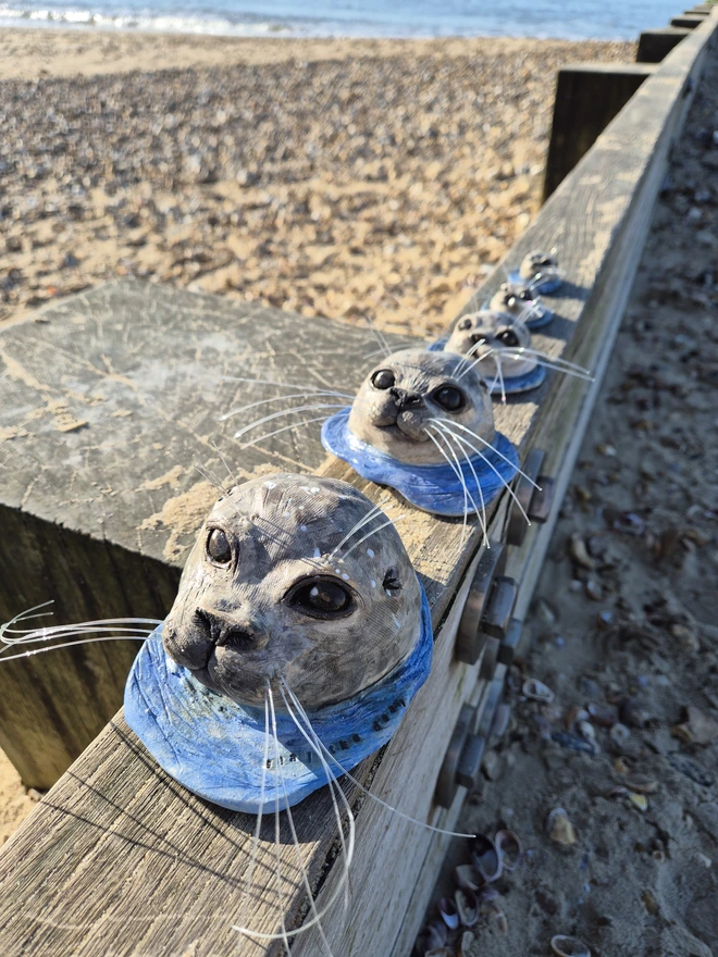 Seal Ceramic Sculpture 