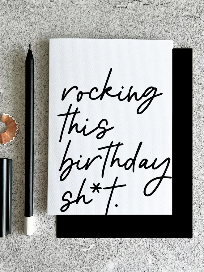 An example of a personalised message available in HELLO TIME greetings cards.
