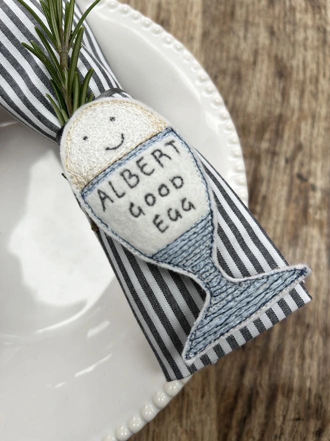 personalised good egg easter decoration
