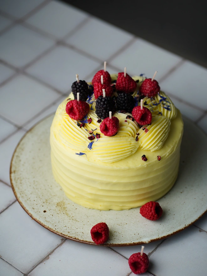 Mixed Berry Cake Candles