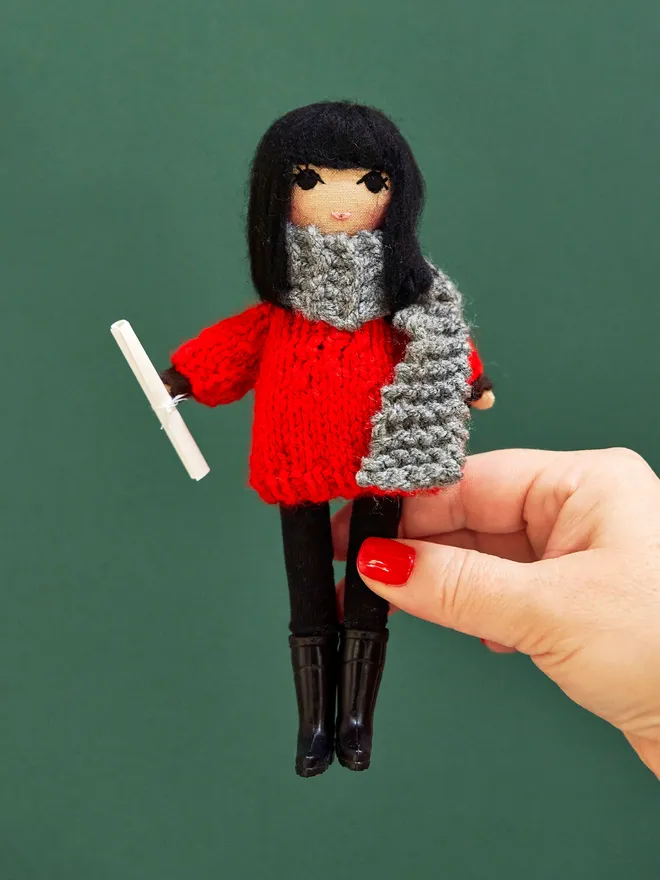 Claudia Winkelman doll Traitors