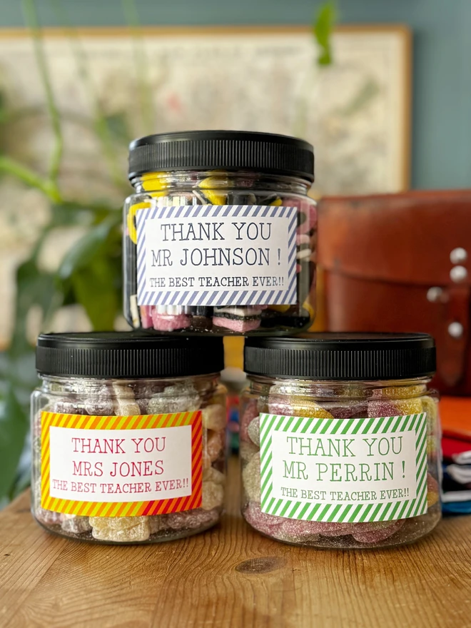 Thank You Teacher Sweets Candyhouse Personnalise