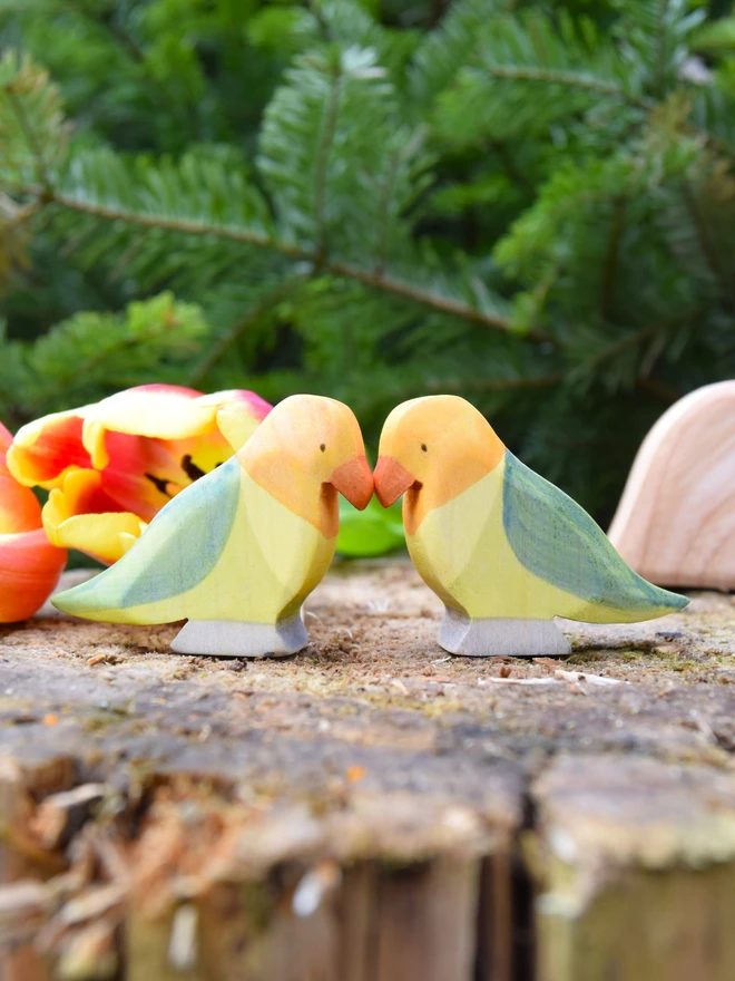 Lovebird Wooden Toy