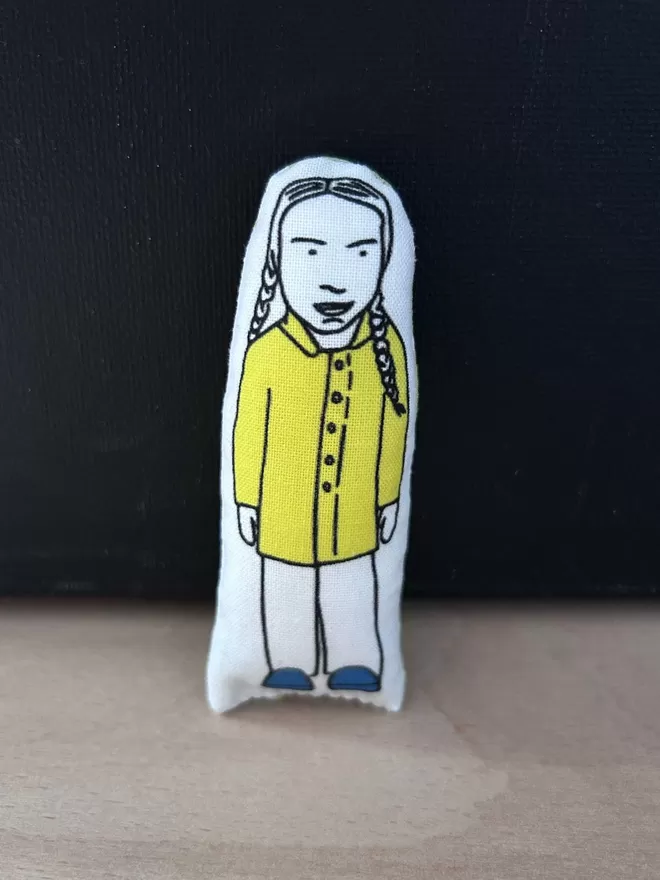 Tinned Idol - Mini Keepsake Doll - Greta Thunberg