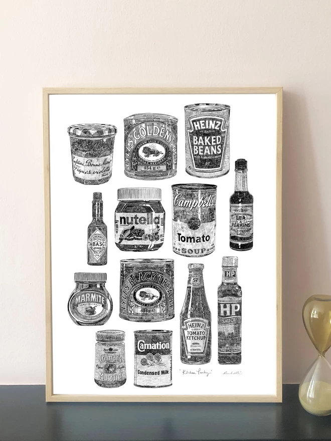 Kitchen Pantry art print