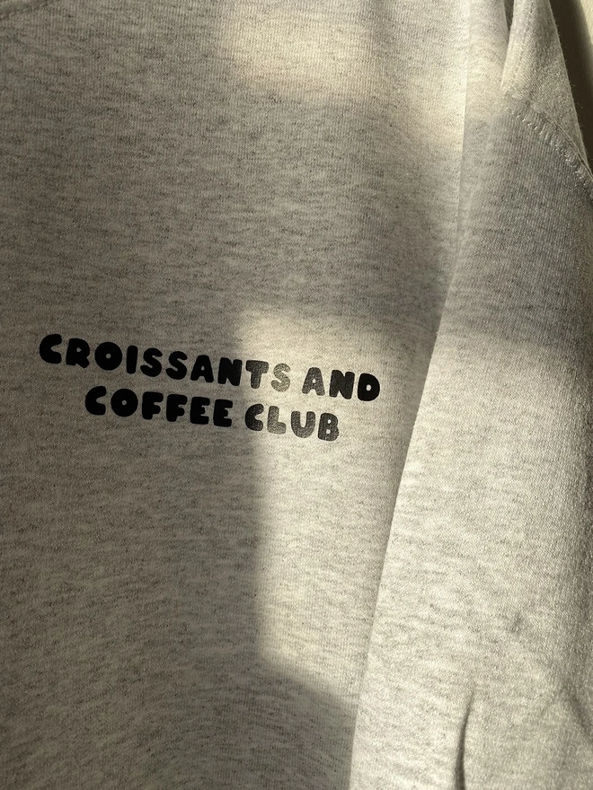 'Coffee and Croissant Club' Sweatshirt