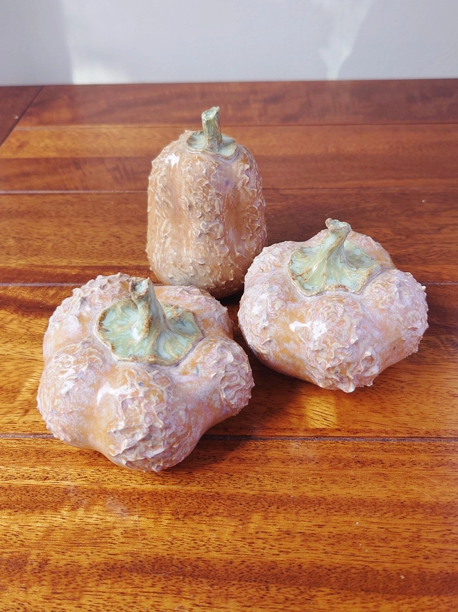 Pumpkin cane topper home decor