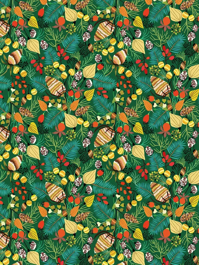 noel christmas print gift wrap