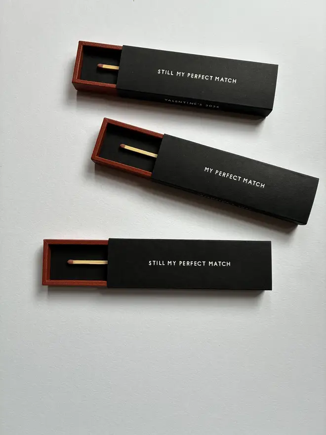 Personalised Handmade Perfect Match Valentine's Love Token Gift