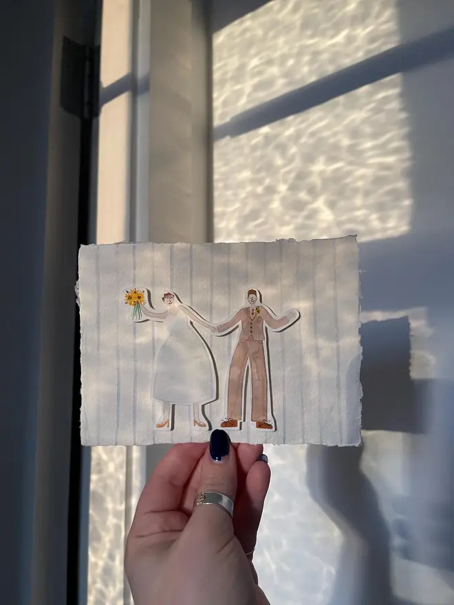 Custom Wedding Day Portrait Custom