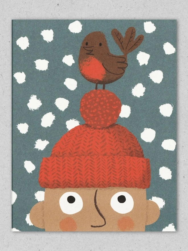 Robin Bobble Christmas Card