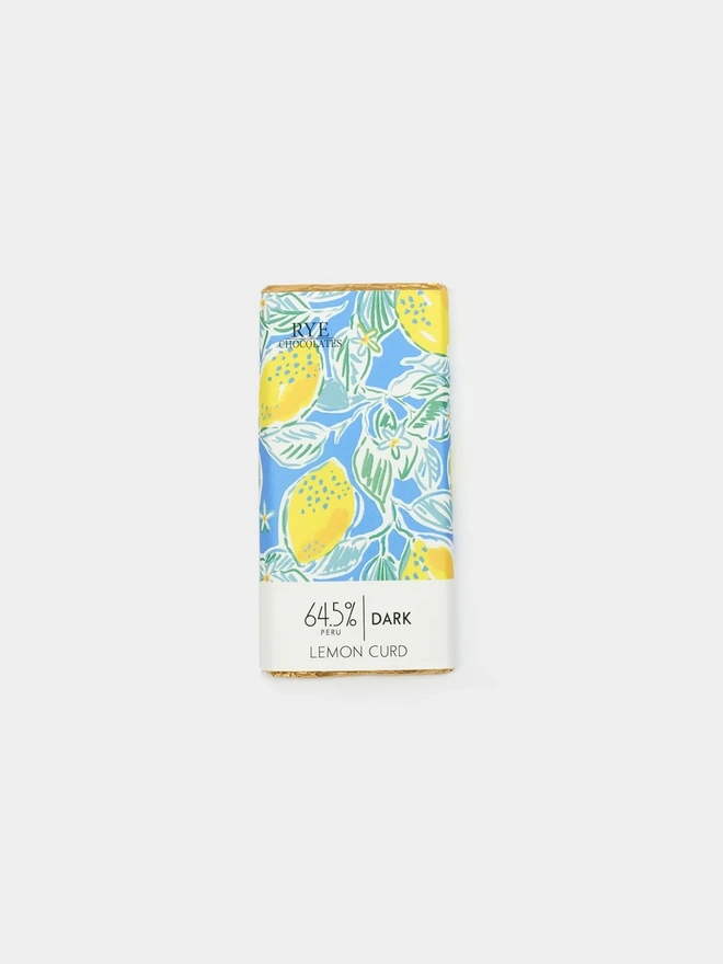 Lemon Curd Dark Chocolate Bar - 64.5% Peruvian