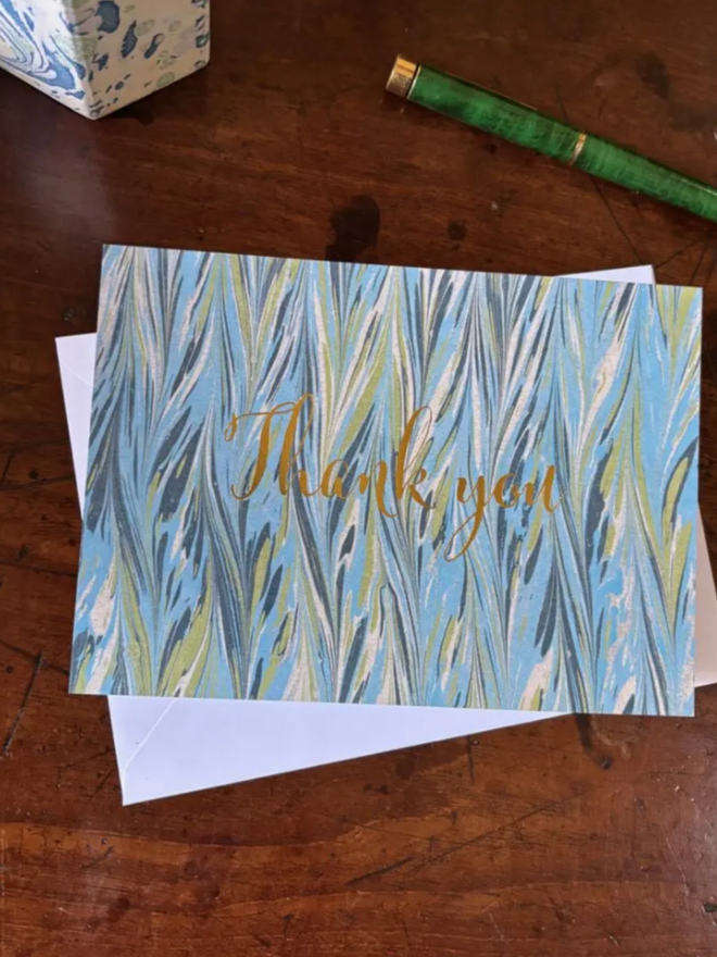 Thank You Postcards. One type of postcard within the set.
