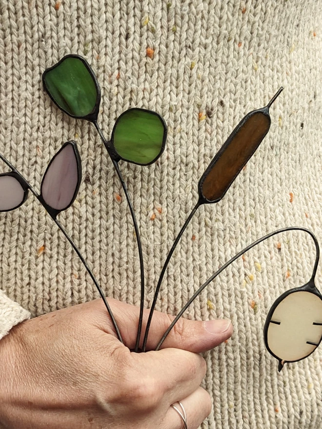 Stained Glass Everlasting Posy