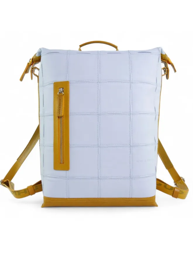 Pale Blue Large Backpack 