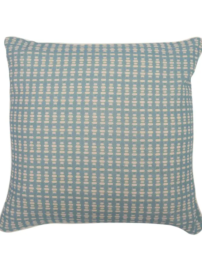 square blue cushion cushion