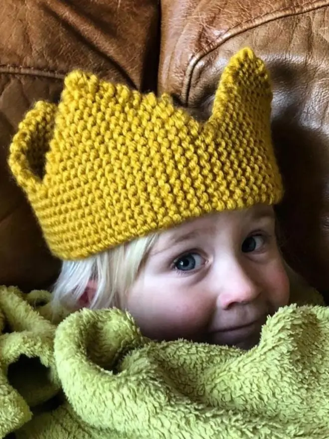 Chunky Knit Celebration Crown