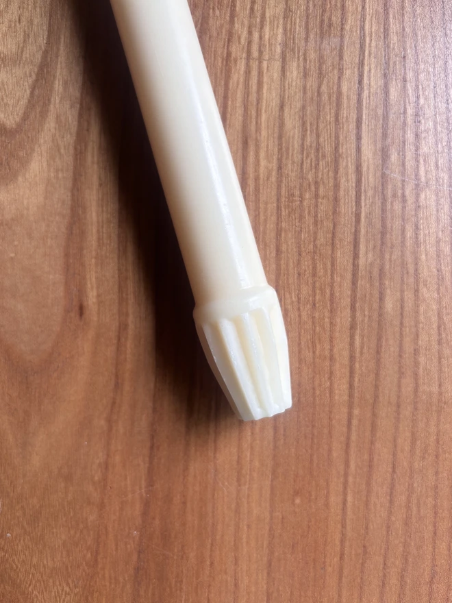 Ivory Candle with base