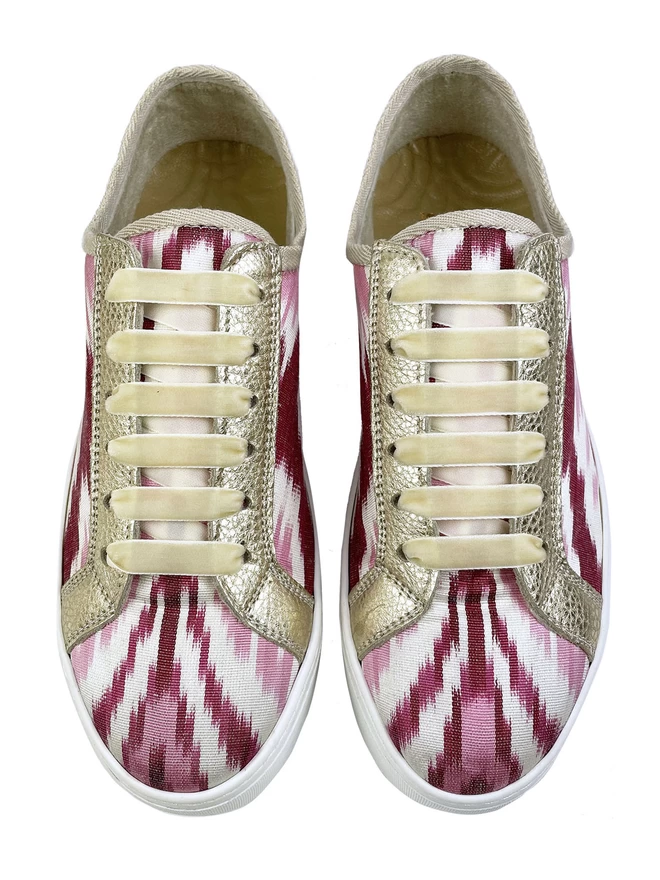 Ikat Silk Trainers