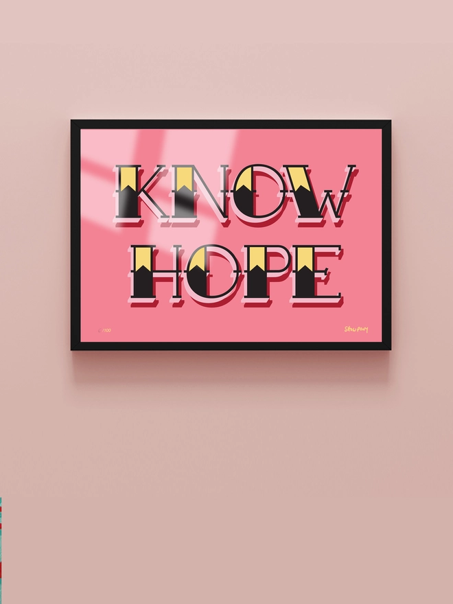 Know Hope print by Show Pony